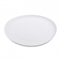 Papierový tanier hlboký biely Ø34cm [50 ks]