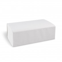 Papierový uterák (FSC Mix) ZZ skladaný V 2vrstvý biely 23 x 23 cm [3200 ks]