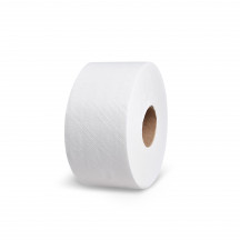 Toaletný papier (FSC Mix) 2vrstvý biely `JUMBO` Ø18cm 100m 445 útržkov [12 ks]