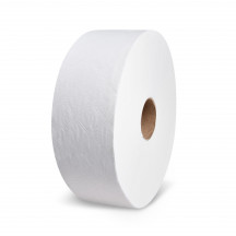 Toaletný papier (FSC Mix) 2vrstvý biely `JUMBO` Ø25cm 240m 1070 útržkov [6 ks]