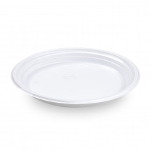 Tanier (PP) Reware Dinner ECONOMY opakovane použiteľný biely Ø22cm [100 ks]