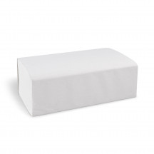 Papierový uterák skladaný Z 2vrstvý biely 20,6 x 24 cm [3750 ks]