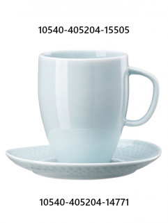 Hrnček s uškom Junto Opal Green 0,38 lt porcelán zelený