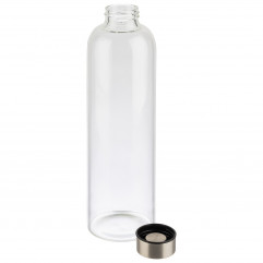 Fľaša na pitie To Go To Go Ø 7,5 cm, výška: 28,5 cm, 1 l, sklo/nerez