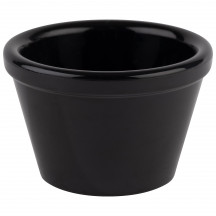 Miska dip FRIENDLY Ø 6 cm, výška: 4 cm, 0,05 l PET, farba čierna recyklovaný materiál