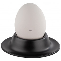 Stojan vajce set 4 ks Ø 8,5 cm, výška: 2 cm melamín farba čierna