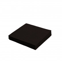 Obrúsok (PAP FSC Mix) 1vrstvý čierny 33 x 33 cm [100 ks]