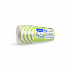 Papierový pohár (FSC Mix) zelený Ø74mm 240ml [10 ks]