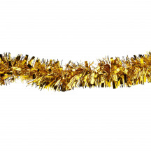 Dekoračná girlanda (PET) zlatá Ø11cm x 2m [1 ks]