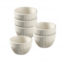 Miska dip LINEO set 6 ks Ø 3,5 cm, výška: 7,5 cm, 0,03 l melamín farba biela