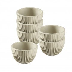 Miska dip LINEO set 6 ks Ø 3,5 cm, výška: 7,5 cm, 0,03 l melamín farba šedá